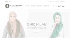 Desktop Screenshot of houseofhayaa.com